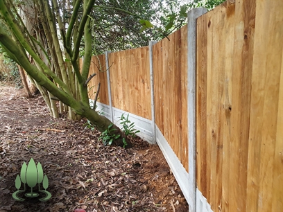 Installation of a New Close Board Fence